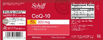 Schiff CoQ-10 200 mg - supplement