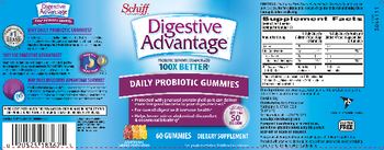 Schiff Digestive Advantage Daily Probiotic Gummies - supplement