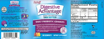 Schiff Digestive Advantage Daily Probiotic Gummies - supplement