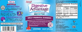 Schiff Digestive Advantage Daily Probiotic Gummies Strawberry - supplement