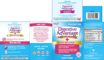 Schiff Digestive Advantage Daily Probiotics + Gas Defense - supplement