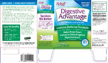 Schiff Digestive Advantage Lactose Defense Formula - supplement
