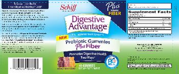 Schiff Digestive Advantage Probiotic Gummies Plus Fiber - supplement