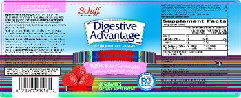 Schiff Digestive Advantage Probiotic Gummies Strawberry Flavor - supplement