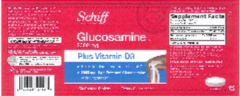Schiff Glucosamine HCl 2000 mg Plus Vitamin D3 - supplement