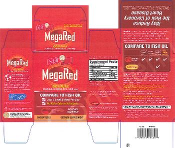Schiff MegaRed 100% Pure Omega-3 Krill Oil 300 mg - supplement