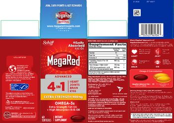 Schiff MegaRed Advanced 4 in 1 Extra Strength - supplement
