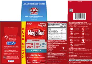 Schiff MegaRed Advanced Total Body + Refresh - supplement