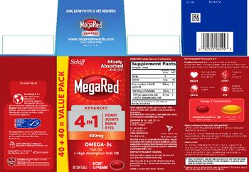 Schiff MegaRed MegaRed Advanced 4 in 1 500 mg - supplement