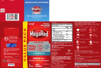 Schiff MegaRed MegaRed Advanced Total Body + Refresh - supplement