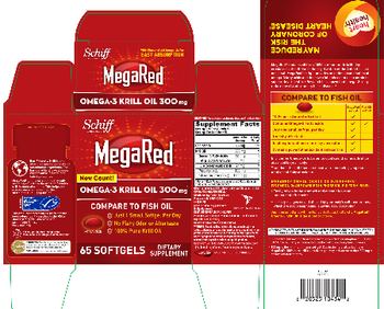 Schiff MegaRed Omega-3 Krill Oil 300 mg - supplement