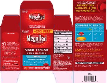Schiff MegaRed Omega-3 Krill Oil Extra Strength 500 mg - supplement