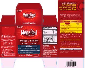 Schiff MegaRed Omega-3 Krill Oil Ultra Strength 1000 mg - supplement