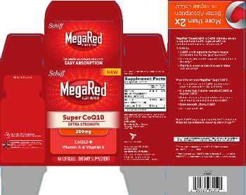 Schiff MegaRed Super CoQ10 Extra Strength 200 mg - supplement
