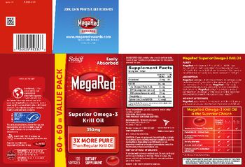 Schiff MegaRed Superior Omega-3 Krill Oil 350 mg - supplement