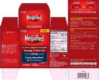 Schiff MegaRed Ultra Concentration Omega-3 Krill Oil 750 mg - supplement