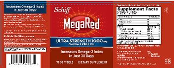 Schiff MegaRed Ultra Strength 1000 mg Omega-3 Krill Oil - supplement