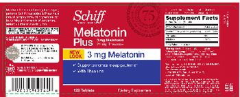 Schiff Melatonin Plus - supplement