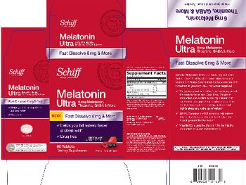 Schiff Melatonin Ultra Berry Cream Flavor - supplement