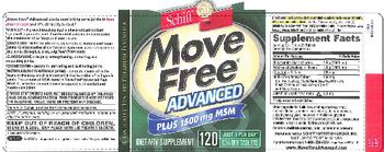 Schiff Move Free Advanced Plus 1500 mg MSM - supplement