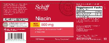 Schiff Niacin 500 mg - supplement