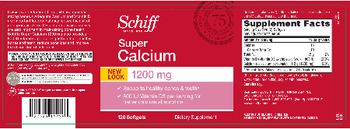 Schiff Super Calcium 1200 mg - supplement