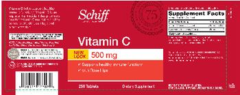 Schiff Vitamin C 500 mg - supplement