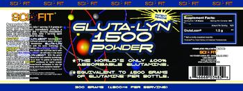 Sci-Fit Gluta-Lyn 1500 Powder - 