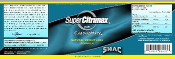 Scientific Conditioning For Advanced Conditions SNAC Super Citrimax Plus ChromeMate - supplement