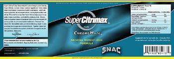 Scientific Nutrition For Advanced Conditioning SNAC SuperCitrimax Plus ChromeMate - supplement