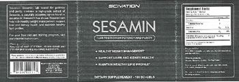 Scivation Sesamin - supplement