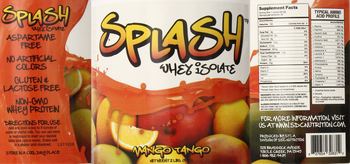 SDC Nutrition Splash Whey Isolate Mango Tango - 