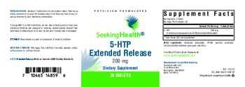 Seeking Health 5-HTP Extended Release 200 mg - supplement