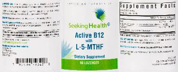 Seeking Health Active B12 with L-5-MTHF - supplement
