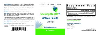 Seeking Health Active Folate - supplement