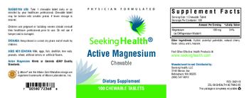 Seeking Health Active Magnesium - supplement