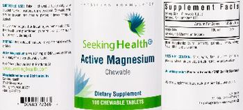 Seeking Health Active Magnesium Chewable - supplement