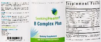 Seeking Health B Complex Plus - supplement