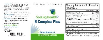Seeking Health B Complex Plus - supplement