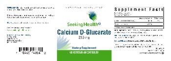 Seeking Health Calcium D-Glucarate 250 mg - supplement