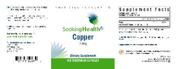 Seeking Health Copper 2 mg - supplement