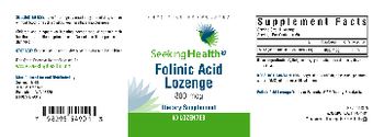Seeking Health Folinic Acid Lozenge 800 mcg - supplement