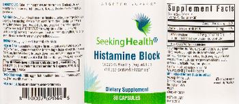 Seeking Health Histamine Block - supplement