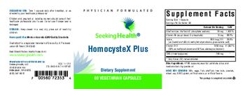 Seeking Health HomocysteX Plus - supplement