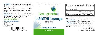 Seeking Health L-5-MTHF Lozenge 1,000 mcg - supplement