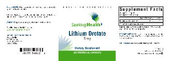 Seeking Health Lithium Orotate 5 mg - supplement