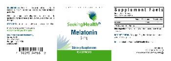 Seeking Health Melatonin 5 mg - supplement