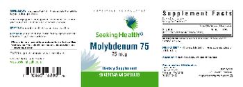 Seeking Health Molybdenum 75 75 mcg - supplement