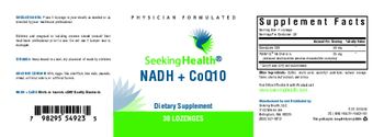Seeking Health NADH + CoQ10 - supplement