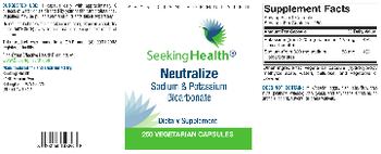 Seeking Health Neutralize - supplement